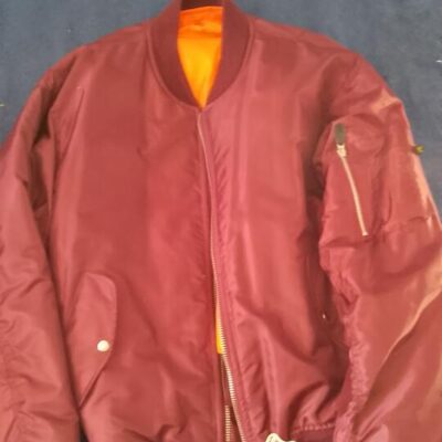 Campera tipo MA1 de vuelo talle XXXL