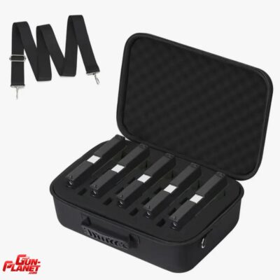 Valija semirigida para 5 pistolas