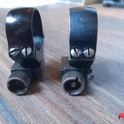 Anillas para tubo 1 pulgada anclaje riel 11mm dovetail altura medium.