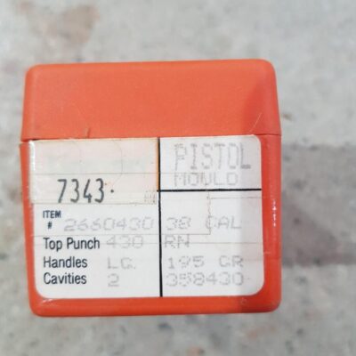 molde cal 38 / 357 de 195 grains round nose