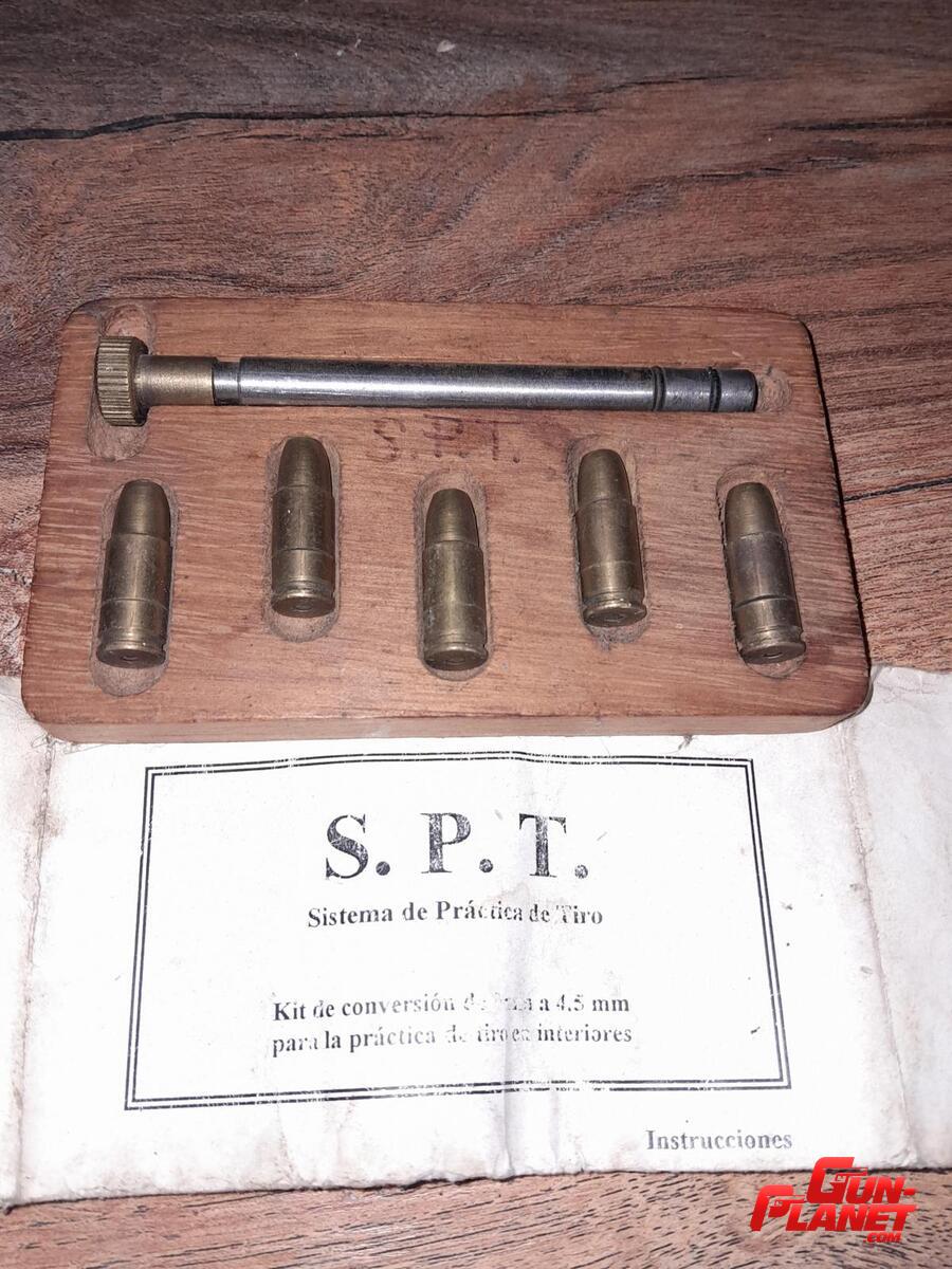 Conversion 9mm a 4.5mm practica de tiro reducido SPT