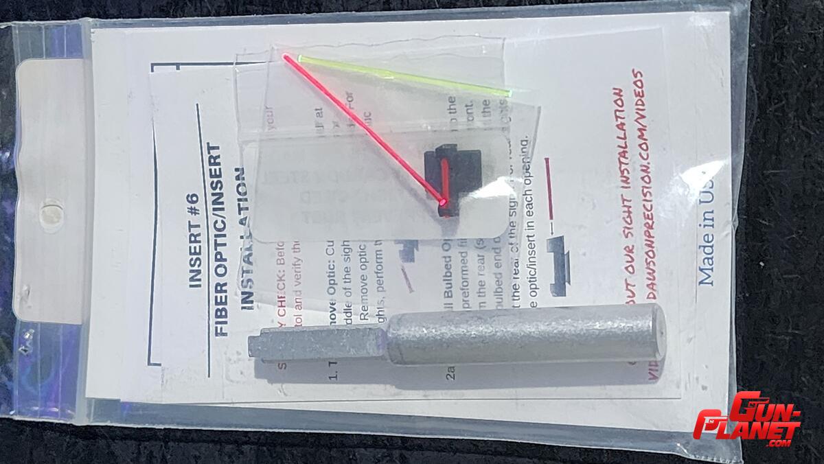 GUION DE FIBRA 1MM DAWSON PRESICION (.180X.100) PARA 1911 R1 (NO ENHANCED) - Image 2