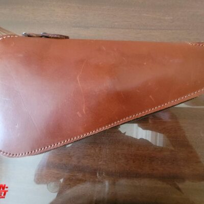 Estuche cuero década del 80