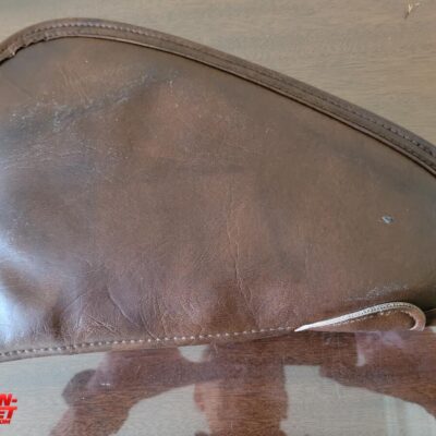 Estuche cuero década del 80