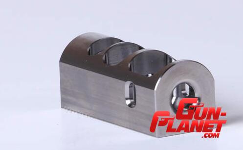 Compensador CFD de titanio rosca 11/16" x 40 hilos para pistola open