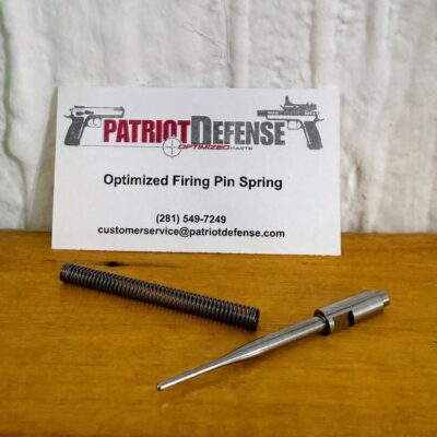 AGUJA EXTENDIDA  (SF ) Y RESORTE OPTIMIZADO  PARA TANFOGLIO  PATRIOT DEFENSE