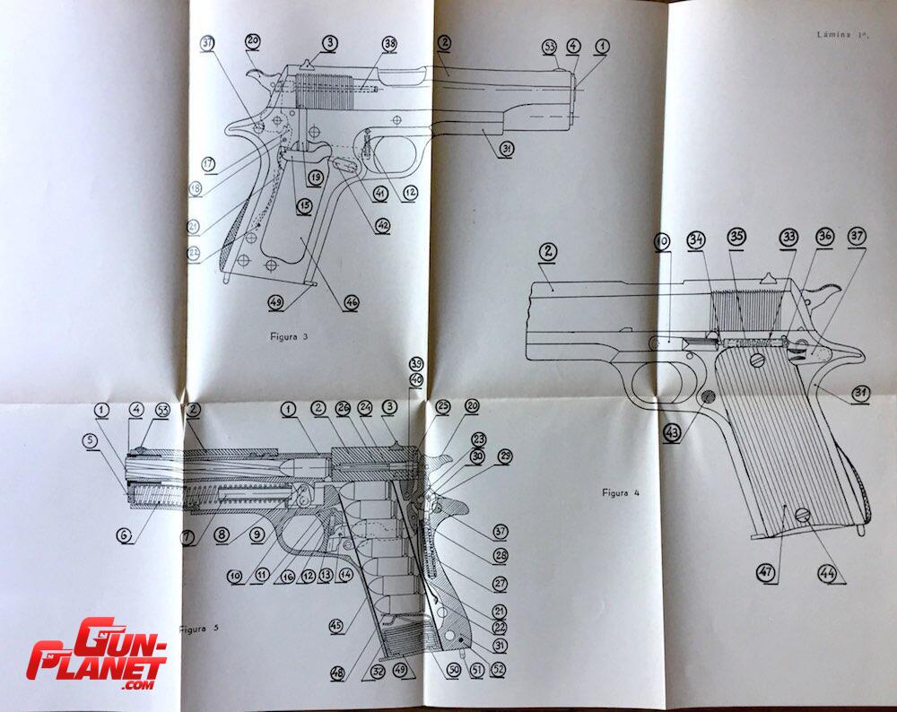 MANUAL ORIGINAL DE LA PISTOLA SEMIAUTOMATICA CALIBRE .45" - Image 5