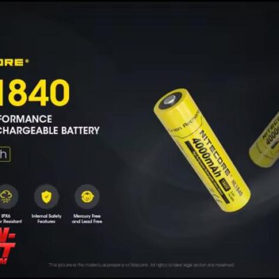 x2 Baterias Nitecore 18650  4000mah