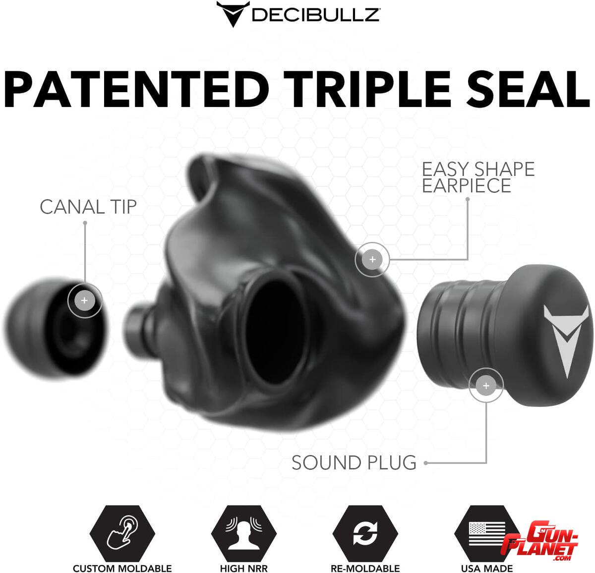 DECIBULLZ EARPLUGS NRR31 Protector auditivo - Image 2