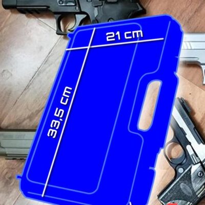 estuche para dos armas cortas