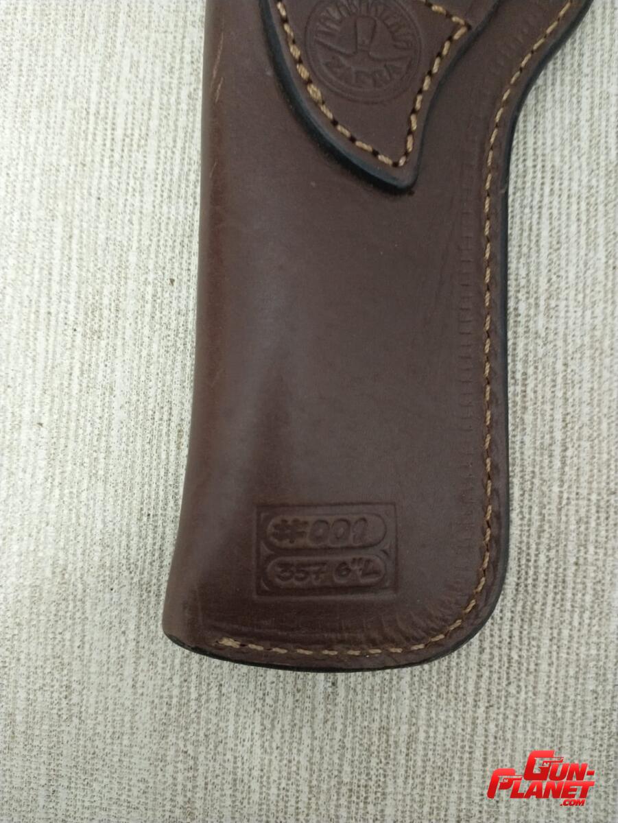 Funda Para Revolver De Cuero Para 357 O 38 Spl 6 Pulgadas - Image 5