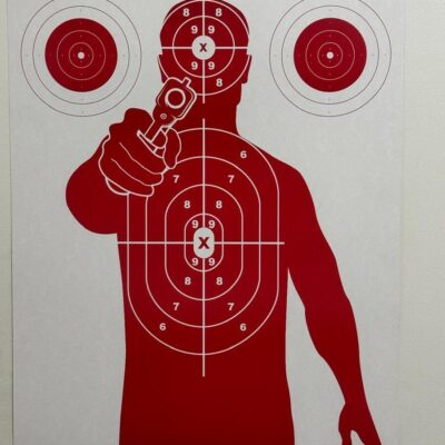 blanco de tiro 54x65 cm tactico