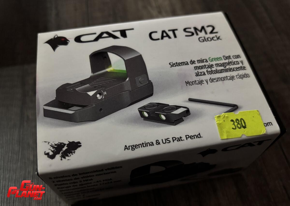 CAT SM2G MIRA MAGNÉTICA PARA GLOCK DE PUNTO VERDE
