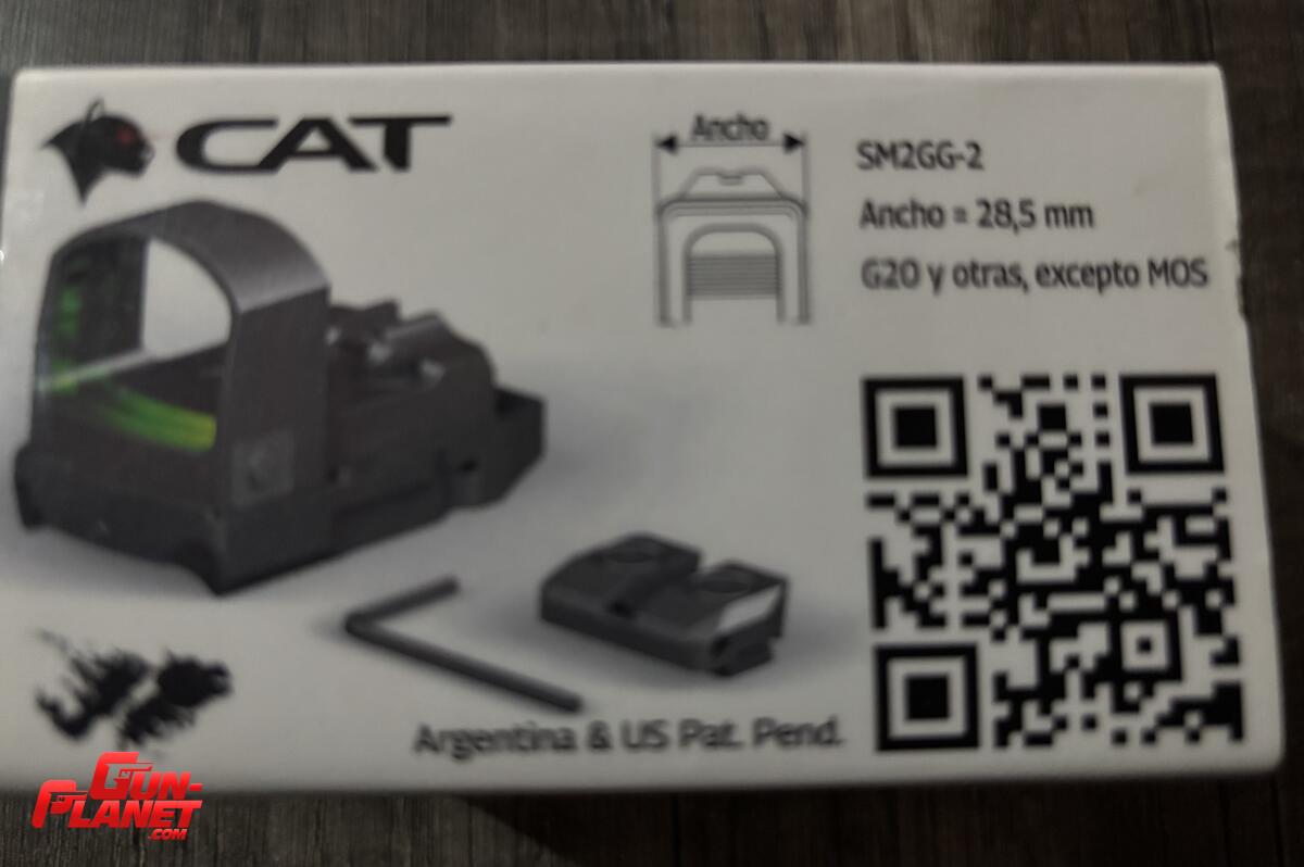 CAT SM2G MIRA MAGNÉTICA PARA GLOCK DE PUNTO VERDE - Image 5