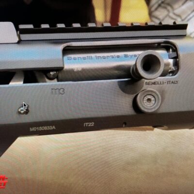 Boton desbloqueo de  cerrojo extendido para escopeta Benelli