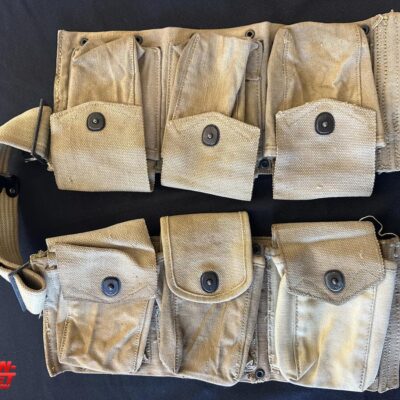 CINTURON PORTACARGADORES DE FUSIL AMETRALLADORA BAR M 1923