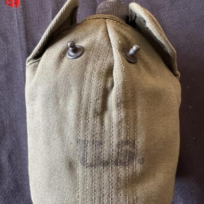 CANTIMPLORA ALUMINIO US GP & FCO 1944  EPOCA  WWII  CON JARRO  L.F&C 1941  FUNDA COLOR VERDE CALLAWAY MILLS