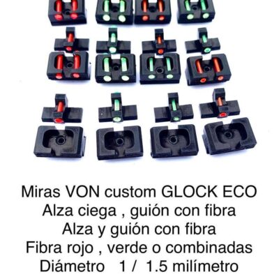Miras modelo ECO de aluminio para Glock