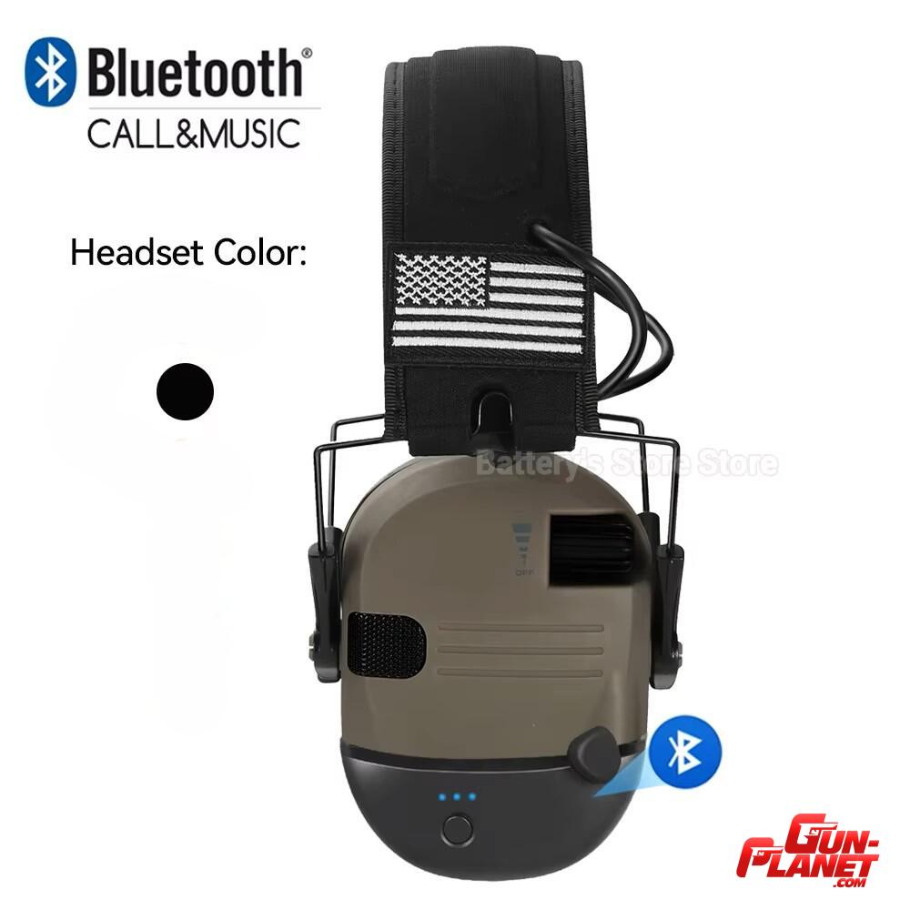 Protector Auditivo Electronico Walkers Razor 23db Bluetooth con estuche