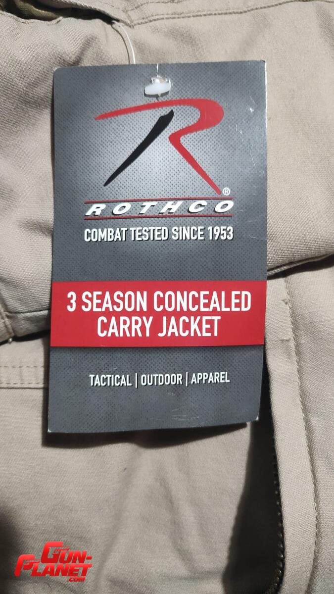 Campera Rothco 3 season concealed carry