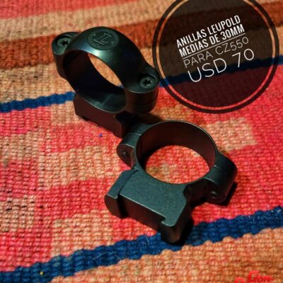 Anillas leupold Cz 550 altura media de 30