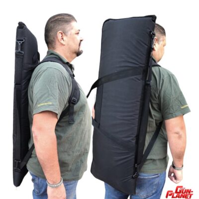 Funda de arma larga acolchada con o sin mira  1/ 1,20/1,30 color negra